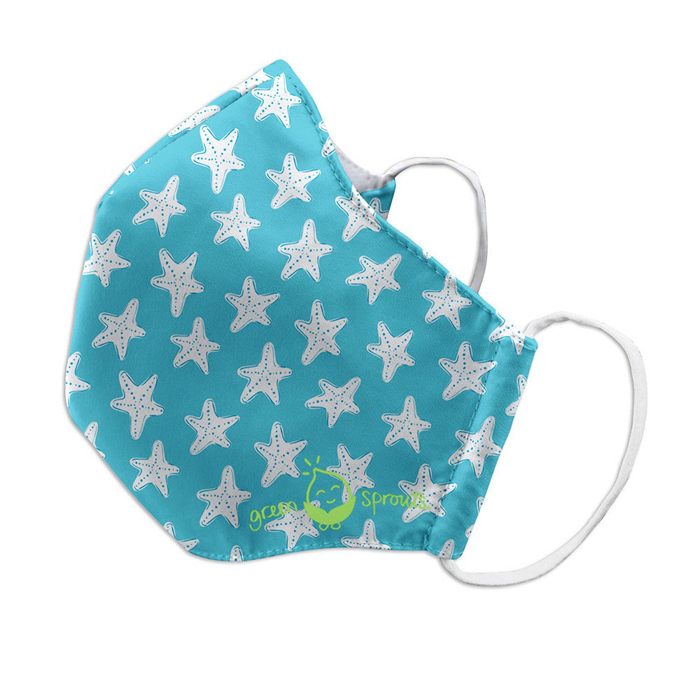 Green Sprouts Kid Reusable Face Mask, Star Fish, 1 Ea